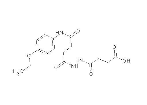 4-(2-{4-[(4-ethoxyphenyl)amino]-4-oxobutanoyl}hydrazino)-4-oxobutanoic acid