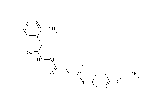 N-(4-ethoxyphenyl)-4-{2-[(2-methylphenyl)acetyl]hydrazino}-4-oxobutanamide