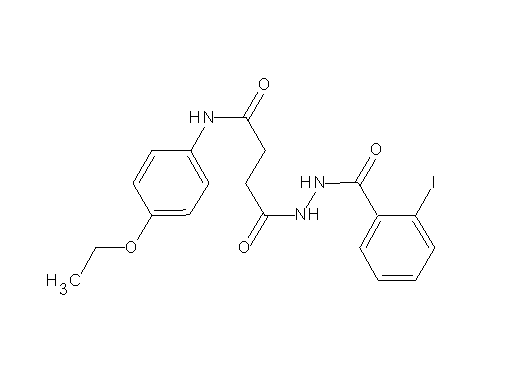 N-(4-ethoxyphenyl)-4-[2-(2-iodobenzoyl)hydrazino]-4-oxobutanamide