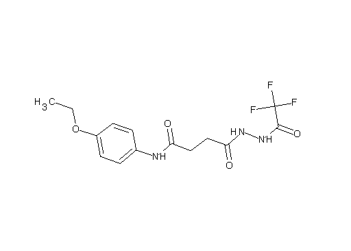 N-(4-ethoxyphenyl)-4-oxo-4-[2-(trifluoroacetyl)hydrazino]butanamide