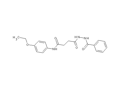 4-(2-benzoylhydrazino)-N-(4-ethoxyphenyl)-4-oxobutanamide