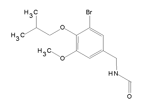 (3-bromo-4-isobutoxy-5-methoxybenzyl)formamide