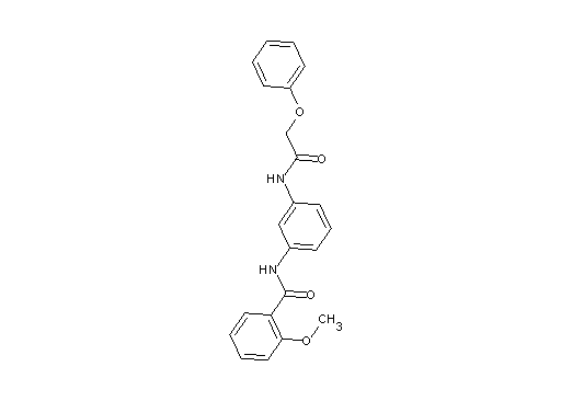 2-methoxy-N-{3-[(phenoxyacetyl)amino]phenyl}benzamide