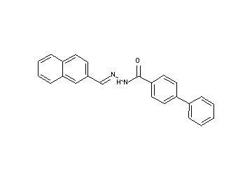 N'-(2-naphthylmethylene)-4-biphenylcarbohydrazide