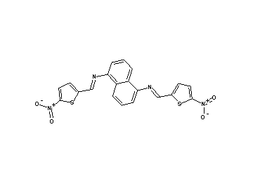 N,N'-bis[(5-nitro-2-thienyl)methylene]-1,5-naphthalenediamine