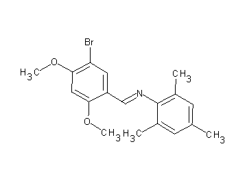 N-(5-bromo-2,4-dimethoxybenzylidene)-2,4,6-trimethylaniline