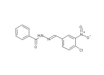 N'-(4-chloro-3-nitrobenzylidene)benzohydrazide