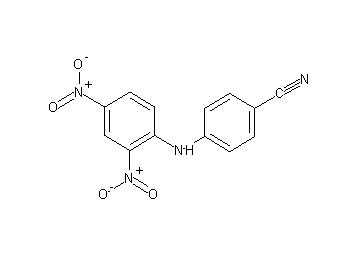 4-[(2,4-dinitrophenyl)amino]benzonitrile