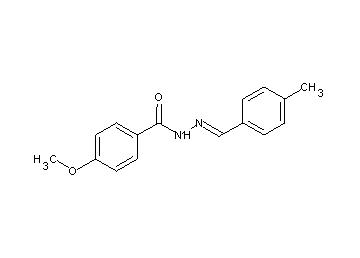 4-methoxy-N'-(4-methylbenzylidene)benzohydrazide