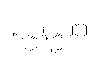 3-bromo-N'-(1-phenylpropylidene)benzohydrazide