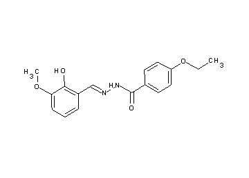 4-ethoxy-N'-(2-hydroxy-3-methoxybenzylidene)benzohydrazide