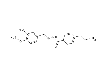4-ethoxy-N'-(3-hydroxy-4-methoxybenzylidene)benzohydrazide