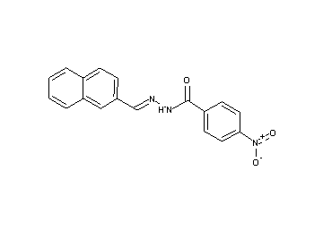 N'-(2-naphthylmethylene)-4-nitrobenzohydrazide