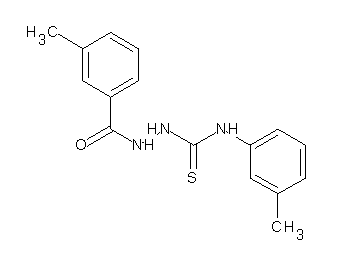 2-(3-methylbenzoyl)-N-(3-methylphenyl)hydrazinecarbothioamide