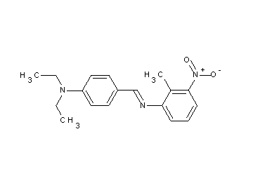 N-[4-(diethylamino)benzylidene]-2-methyl-3-nitroaniline