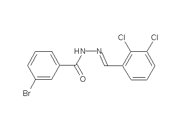 3-bromo-N'-(2,3-dichlorobenzylidene)benzohydrazide - Click Image to Close