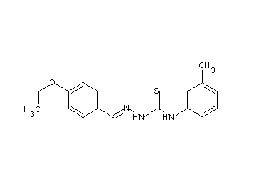 4-ethoxybenzaldehyde N-(3-methylphenyl)thiosemicarbazone