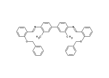 N,N'-bis[2-(benzyloxy)benzylidene]-3,3'-dimethyl-4,4'-biphenyldiamine