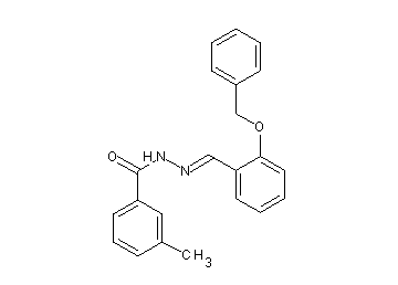 N'-[2-(benzyloxy)benzylidene]-3-methylbenzohydrazide