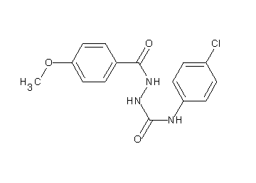 N-(4-chlorophenyl)-2-(4-methoxybenzoyl)hydrazinecarboxamide