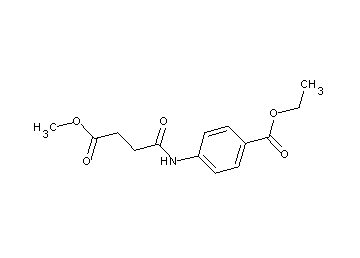 ethyl 4-[(4-methoxy-4-oxobutanoyl)amino]benzoate
