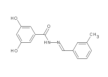 3,5-dihydroxy-N'-(3-methylbenzylidene)benzohydrazide