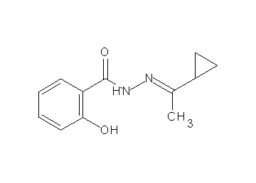 N'-(1-cyclopropylethylidene)-2-hydroxybenzohydrazide