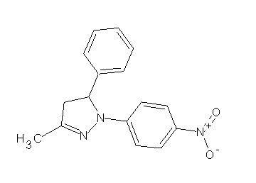 3-methyl-1-(4-nitrophenyl)-5-phenyl-4,5-dihydro-1H-pyrazole