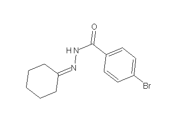 4-bromo-N'-cyclohexylidenebenzohydrazide