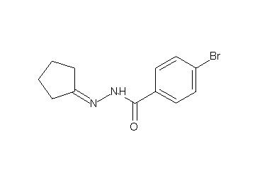 4-bromo-N'-cyclopentylidenebenzohydrazide