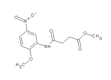 methyl 4-[(2-methoxy-5-nitrophenyl)amino]-4-oxobutanoate