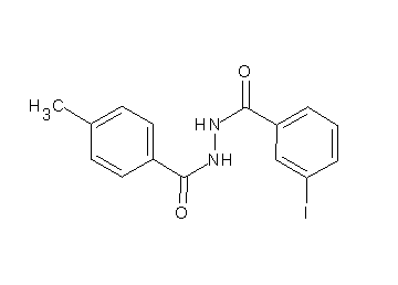 3-iodo-N'-(4-methylbenzoyl)benzohydrazide
