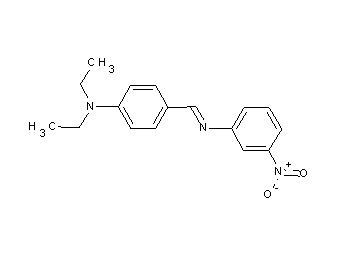 N-[4-(diethylamino)benzylidene]-3-nitroaniline