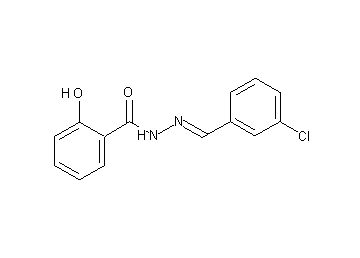 N'-(3-chlorobenzylidene)-2-hydroxybenzohydrazide