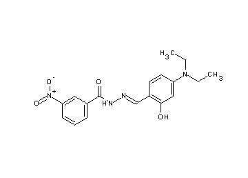 N'-[4-(diethylamino)-2-hydroxybenzylidene]-3-nitrobenzohydrazide