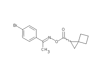 1-(4-bromophenyl)ethanone O-(spiro[2.3]hex-1-ylcarbonyl)oxime