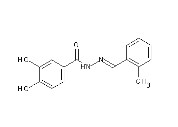 3,4-dihydroxy-N'-(2-methylbenzylidene)benzohydrazide