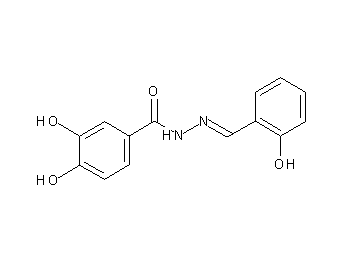 3,4-dihydroxy-N'-(2-hydroxybenzylidene)benzohydrazide