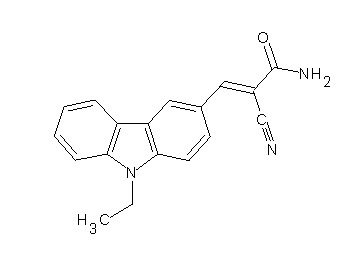 2-cyano-3-(9-ethyl-9H-carbazol-3-yl)acrylamide