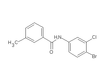 N-(4-bromo-3-chlorophenyl)-3-methylbenzamide