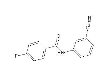 N-(3-cyanophenyl)-4-fluorobenzamide - Click Image to Close