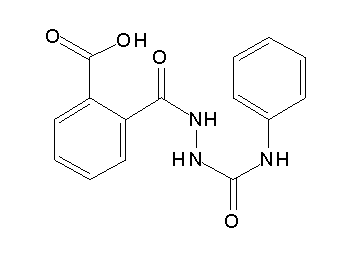 2-{[2-(anilinocarbonyl)hydrazino]carbonyl}benzoic acid