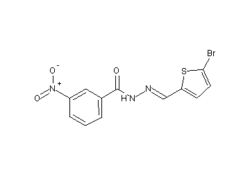 N'-[(5-bromo-2-thienyl)methylene]-3-nitrobenzohydrazide
