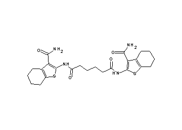 N,N'-bis[3-(aminocarbonyl)-4,5,6,7-tetrahydro-1-benzothien-2-yl]hexanediamide
