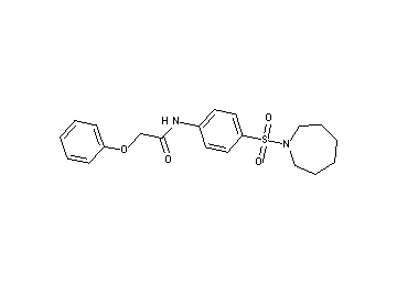 N-[4-(1-azepanylsulfonyl)phenyl]-2-phenoxyacetamide
