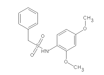 N-(2,4-dimethoxyphenyl)-1-phenylmethanesulfonamide