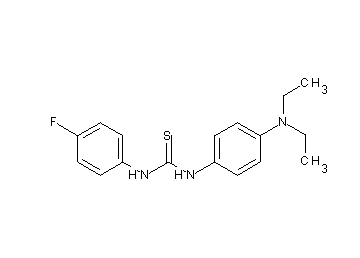 N-[4-(diethylamino)phenyl]-N'-(4-fluorophenyl)thiourea