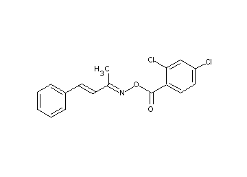 4-phenyl-3-buten-2-one O-(2,4-dichlorobenzoyl)oxime