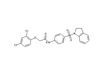 2-(2,4-dichlorophenoxy)-N-[4-(2,3-dihydro-1H-indol-1-ylsulfonyl)phenyl]acetamide