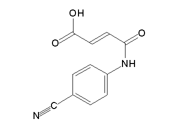 4-[(4-cyanophenyl)amino]-4-oxo-2-butenoic acid